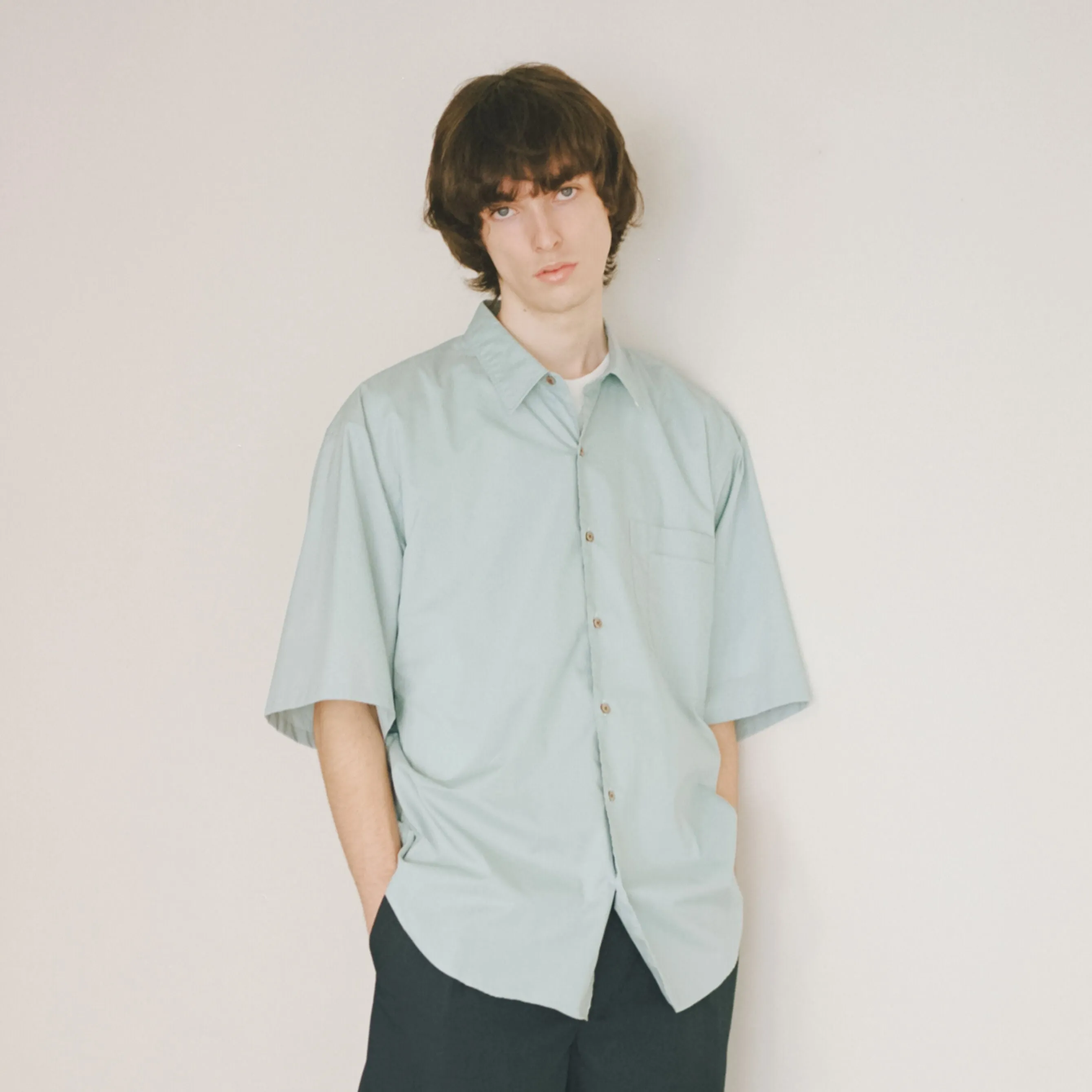 004SH-023S DOUBLE POCKET S/S SHIRT