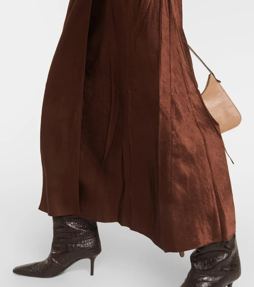 Acne Studios Satin midi dress