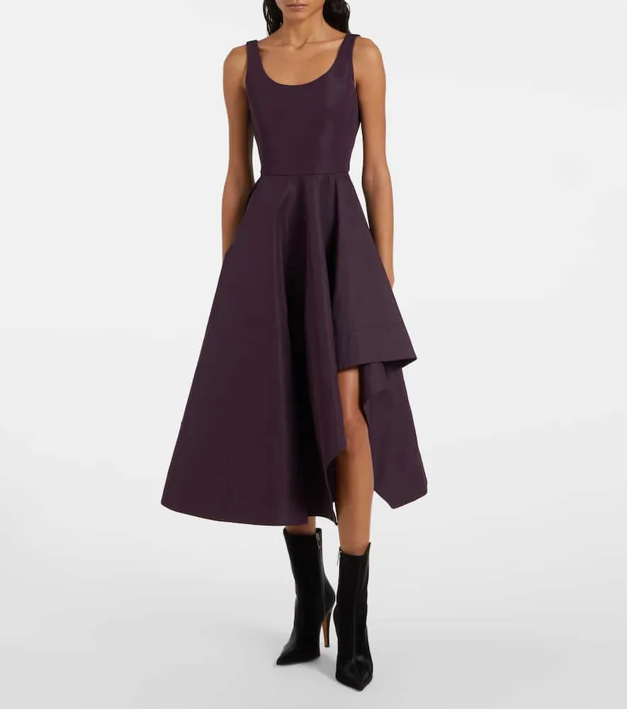 Alexander McQueen Asymmetric midi dress