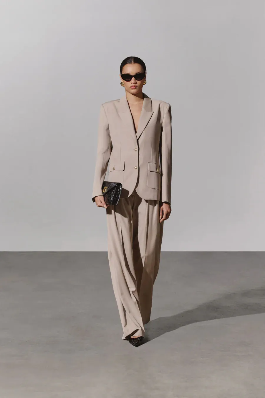 Anine Bing Lou Trouser - Taupe