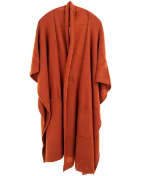 Brandy Long Wrap Cardigan