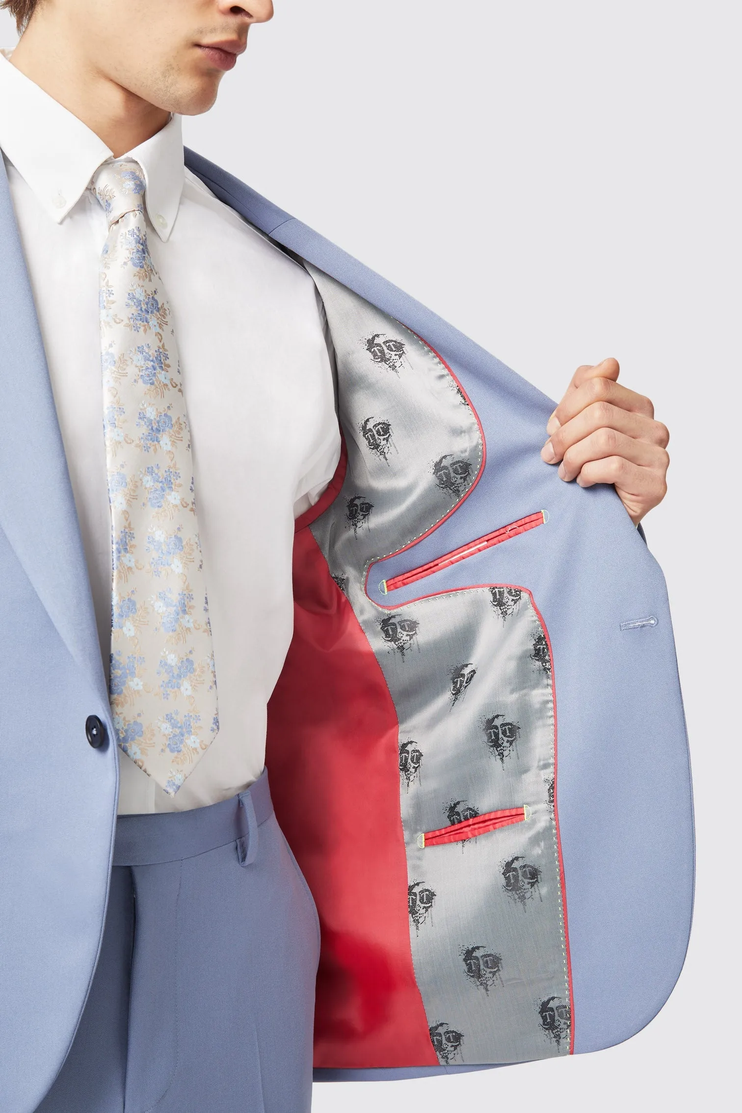 Buscot Slim Fit Blue Suit