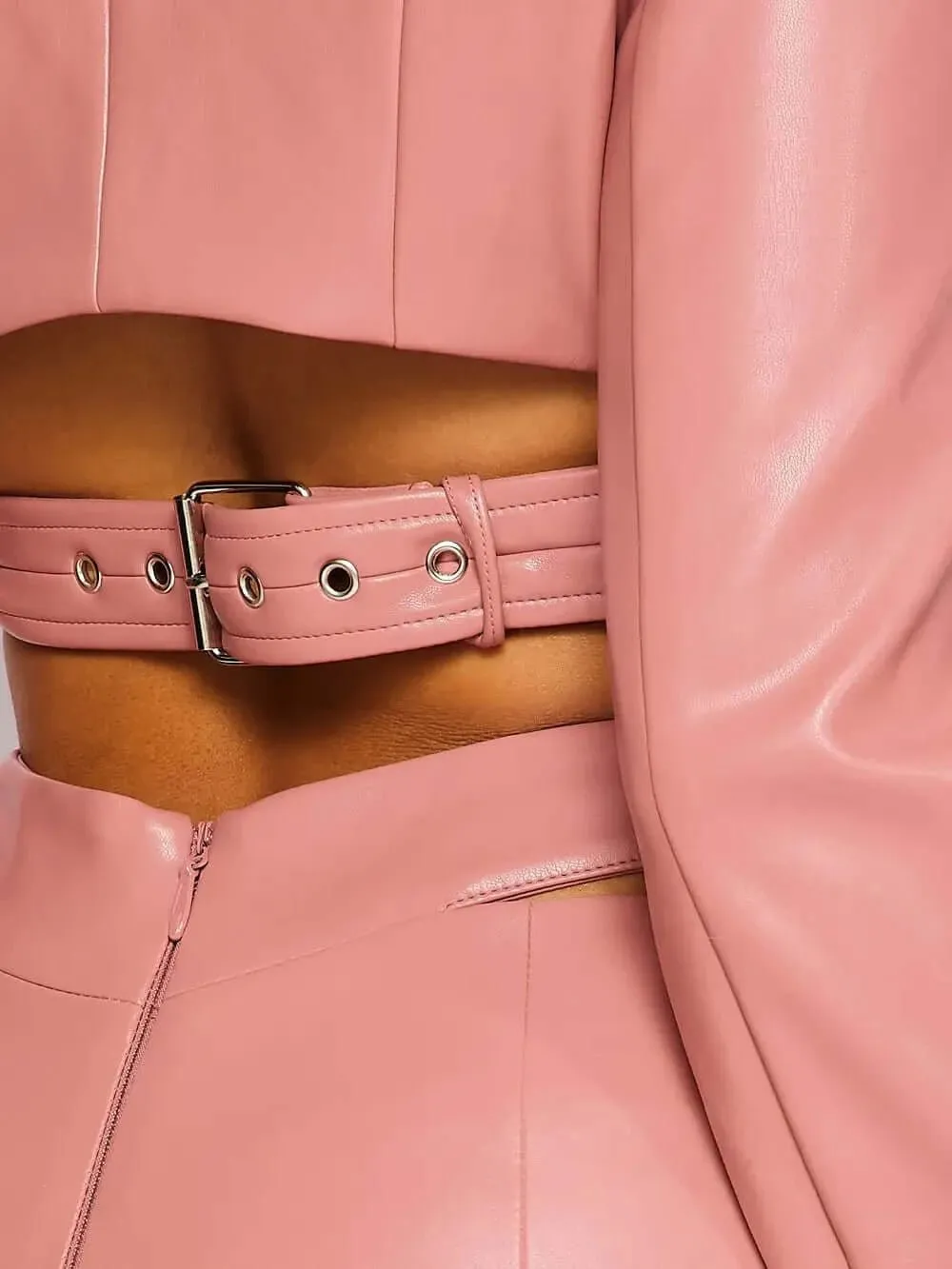 City Chic Cropped Top and Pants Set