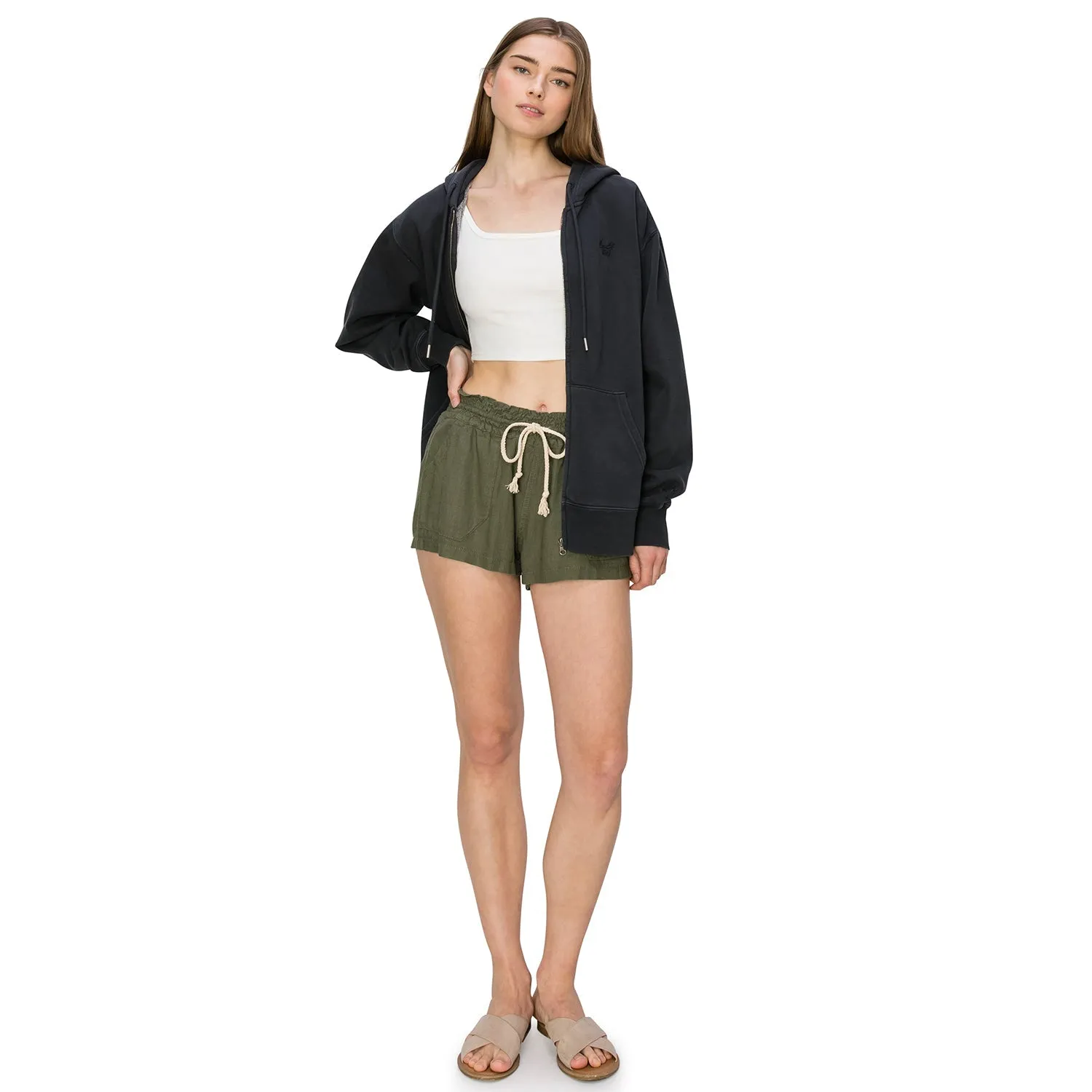 Cloud Fleece Zip Up Hoodie - Black Onyx
