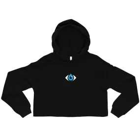 Cropped Raw Hem Hoodie