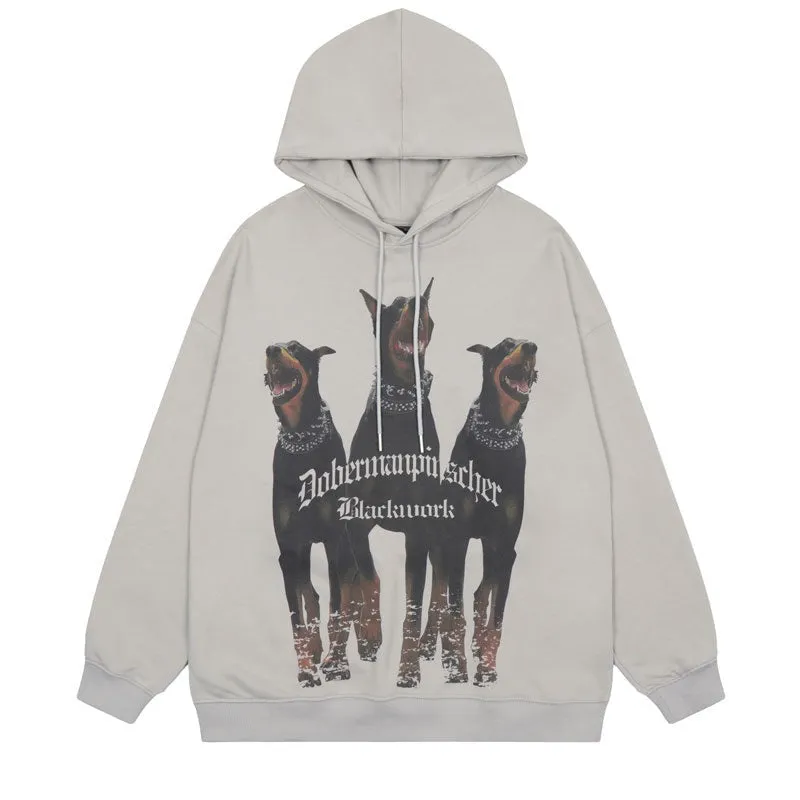 Doberman Pinscher Oversized Hoodie