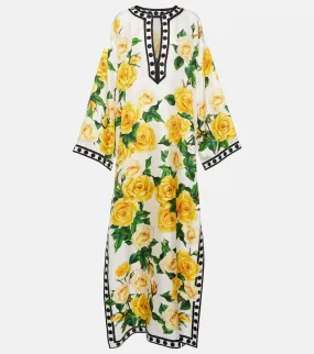 Dolce&Gabbana Floral silk kaftan