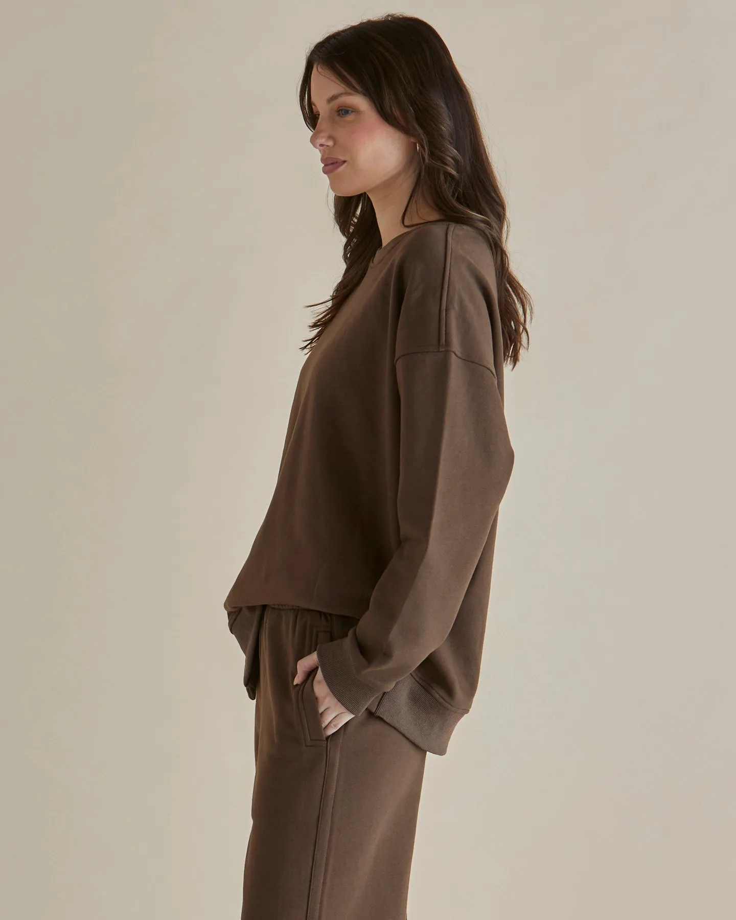 Easy Crew Sweat - Chocolate