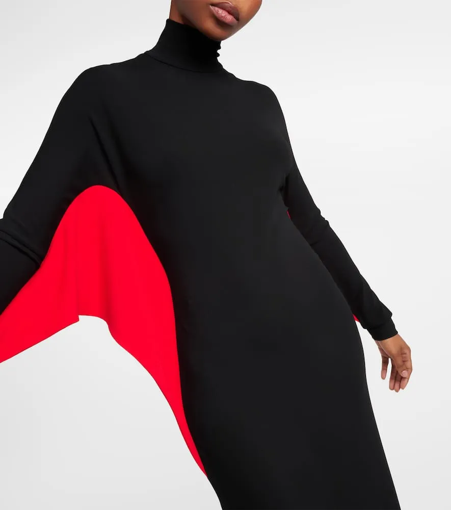 Ferragamo Mockneck midi dress