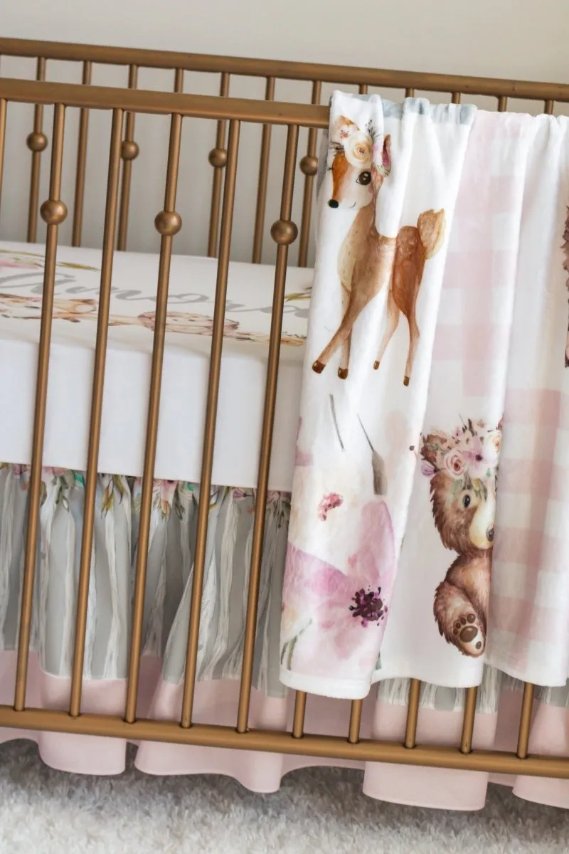 Floral Woodlands: Create Your Own Crib Bedding Set