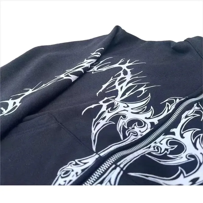 Gothic Zipper Hoodie