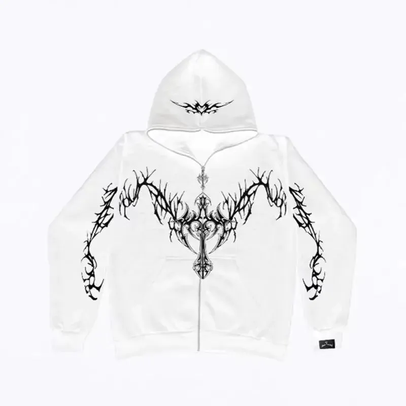 Gothic Zipper Hoodie