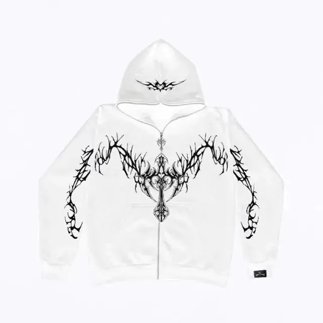 Gothic Zipper Hoodie