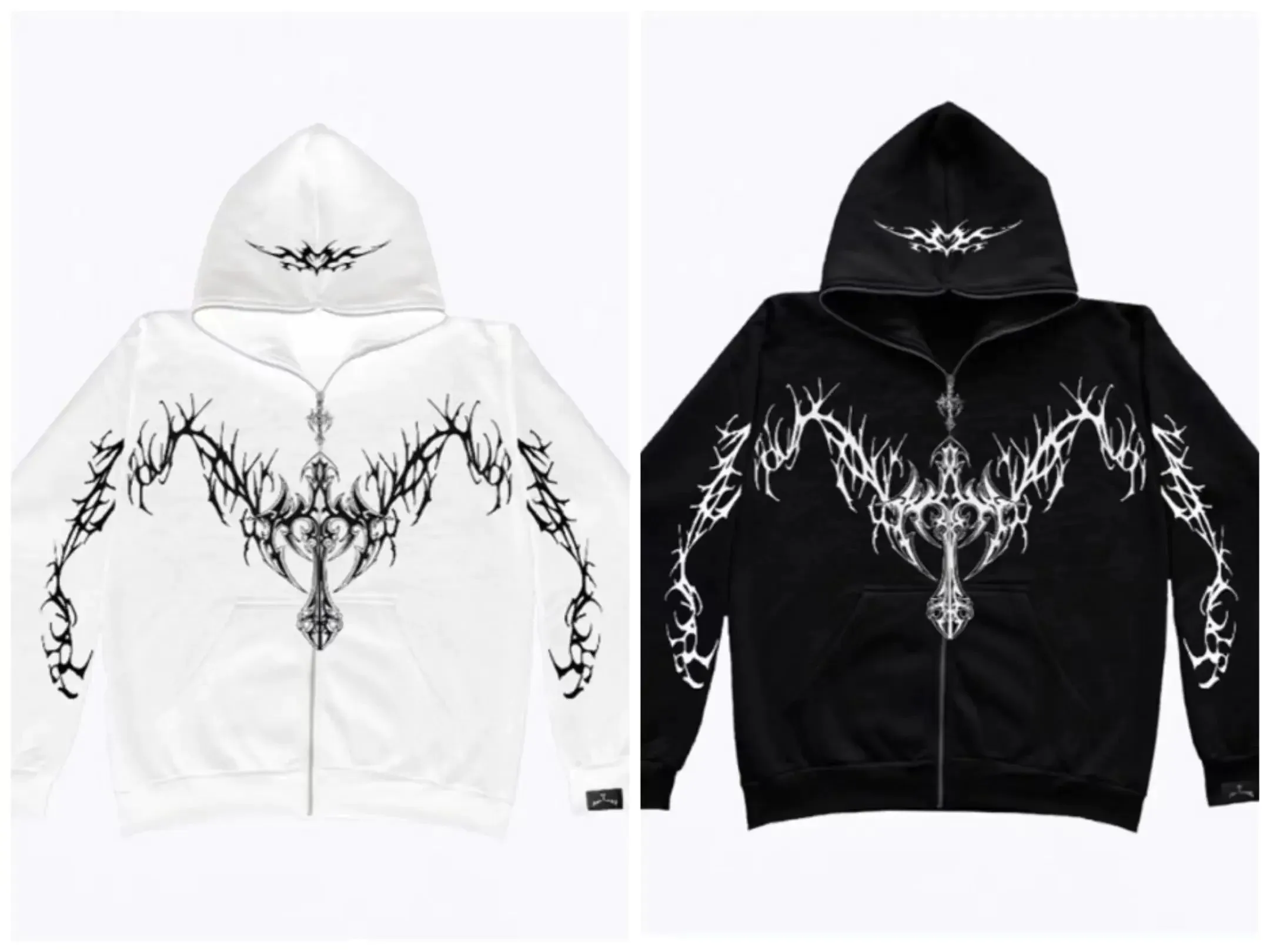 Gothic Zipper Hoodie