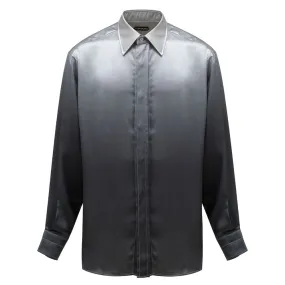 Gray Silk Shirt