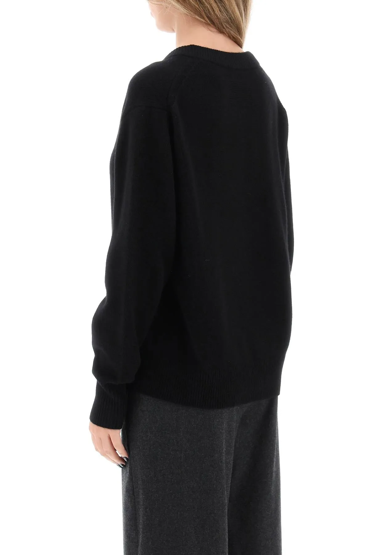 Guest In Residence The V Cashmere Sweater Black