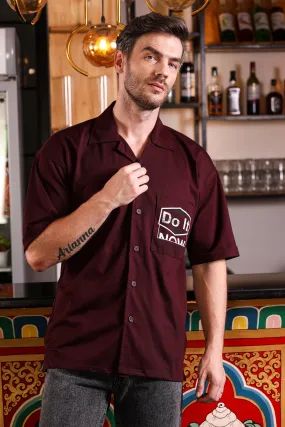 Halfsleeve Wine Plating Sinker Shirt