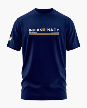 Indian Navy Admiral Signature LuxeSoft Cotton T-Shirt