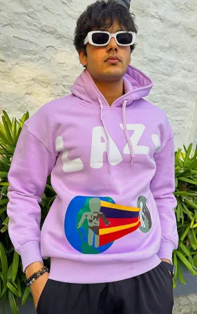 LAZYFOX-LAZY HOODIE LILAC
