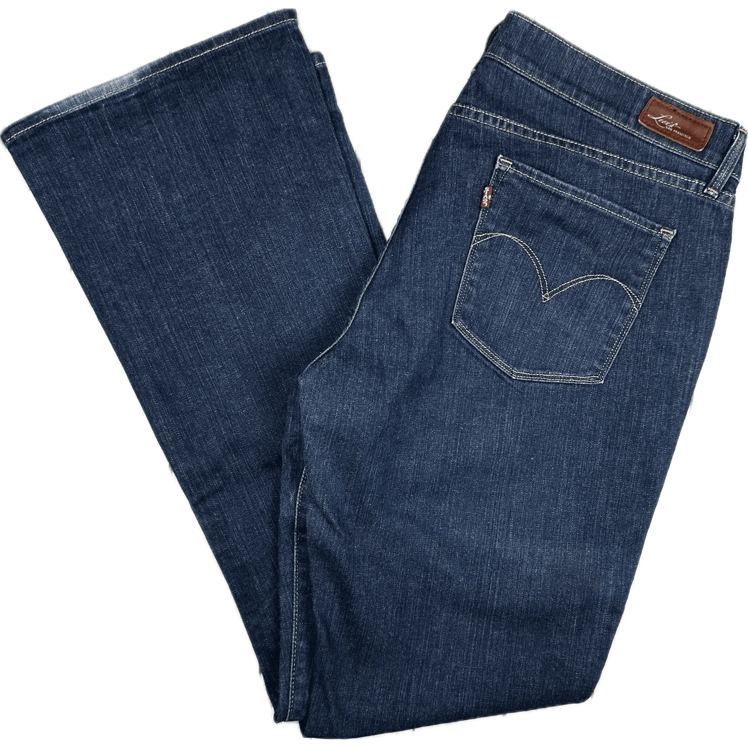 Levis Demi Curve Skinny Boot Cut Stretch Jeans -Size 34 (16AU)