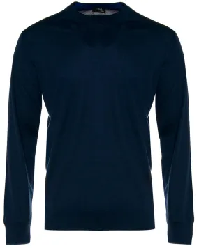 Marine Blue Cashmere Sweater