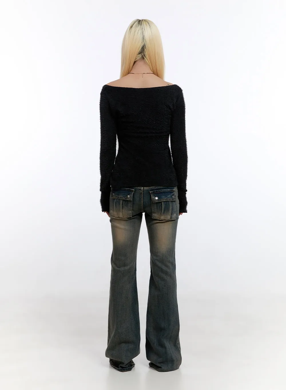 Marlowe Denim Daze Slim Fit Flared Jeans CO423