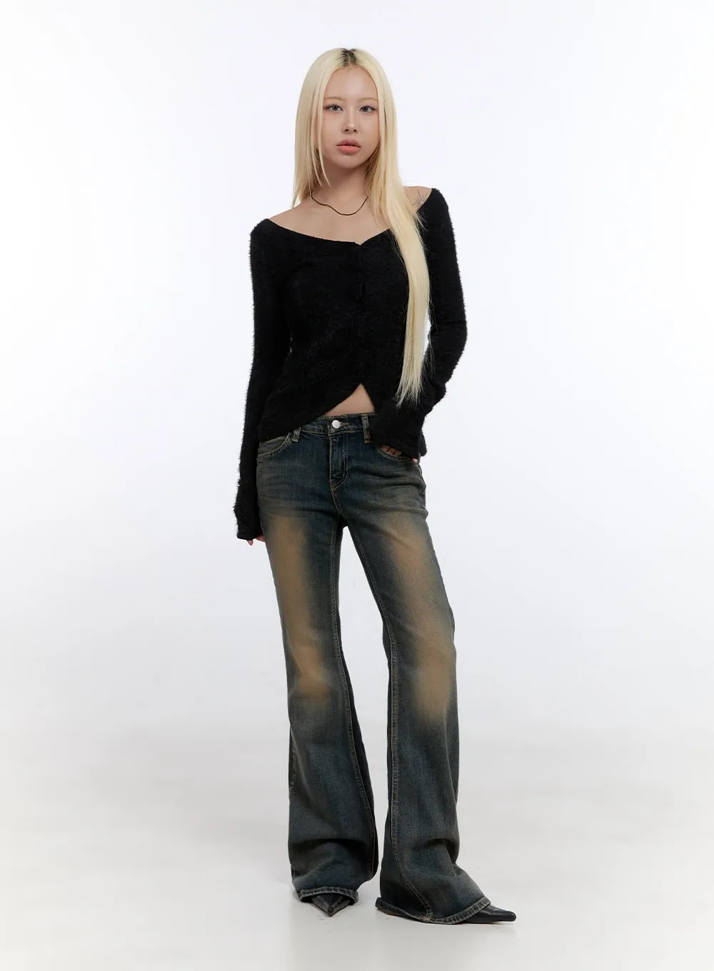 Marlowe Denim Daze Slim Fit Flared Jeans CO423