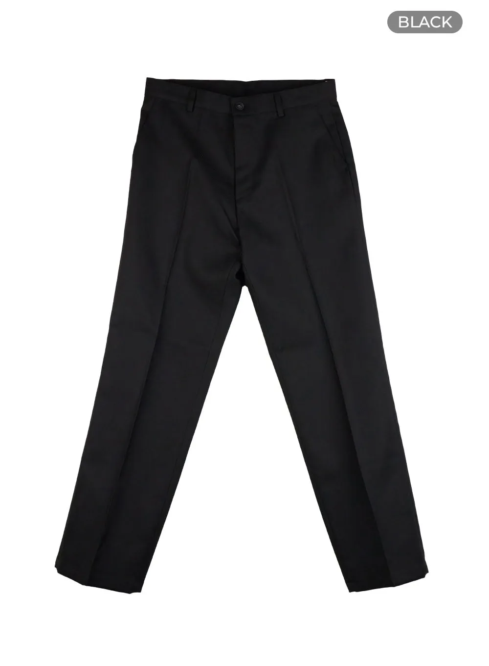 Men's Solid Tailored Pants IG428