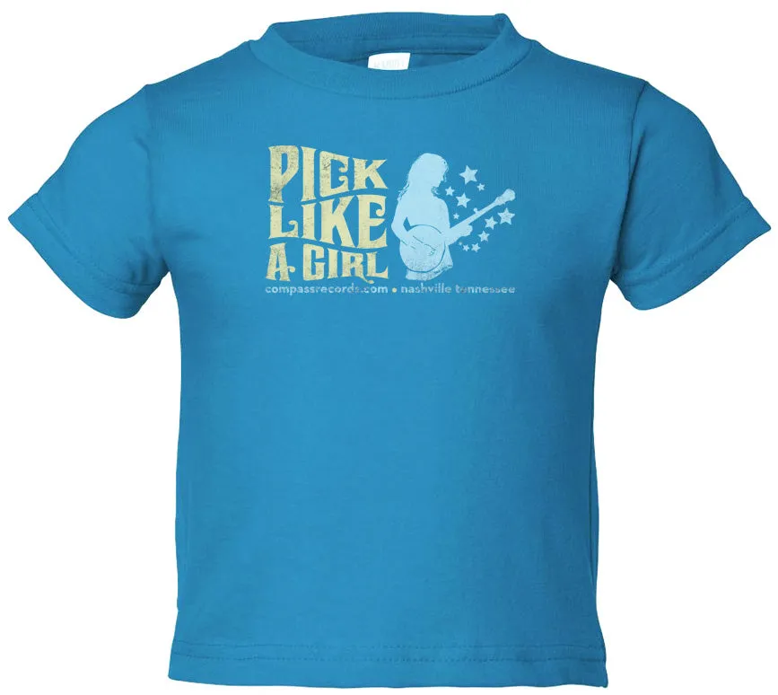 Pick Like A Girl - Kid's T-Shirts