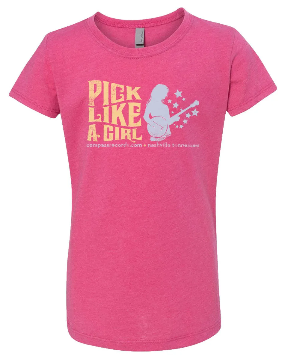 Pick Like A Girl - Kid's T-Shirts