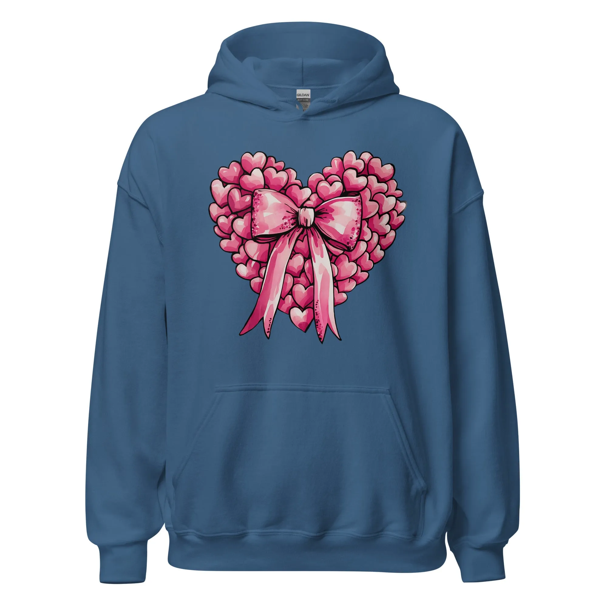 Pink Heart - Cozy Valentine’s Day Hoodie – Romantic Designs for 2025