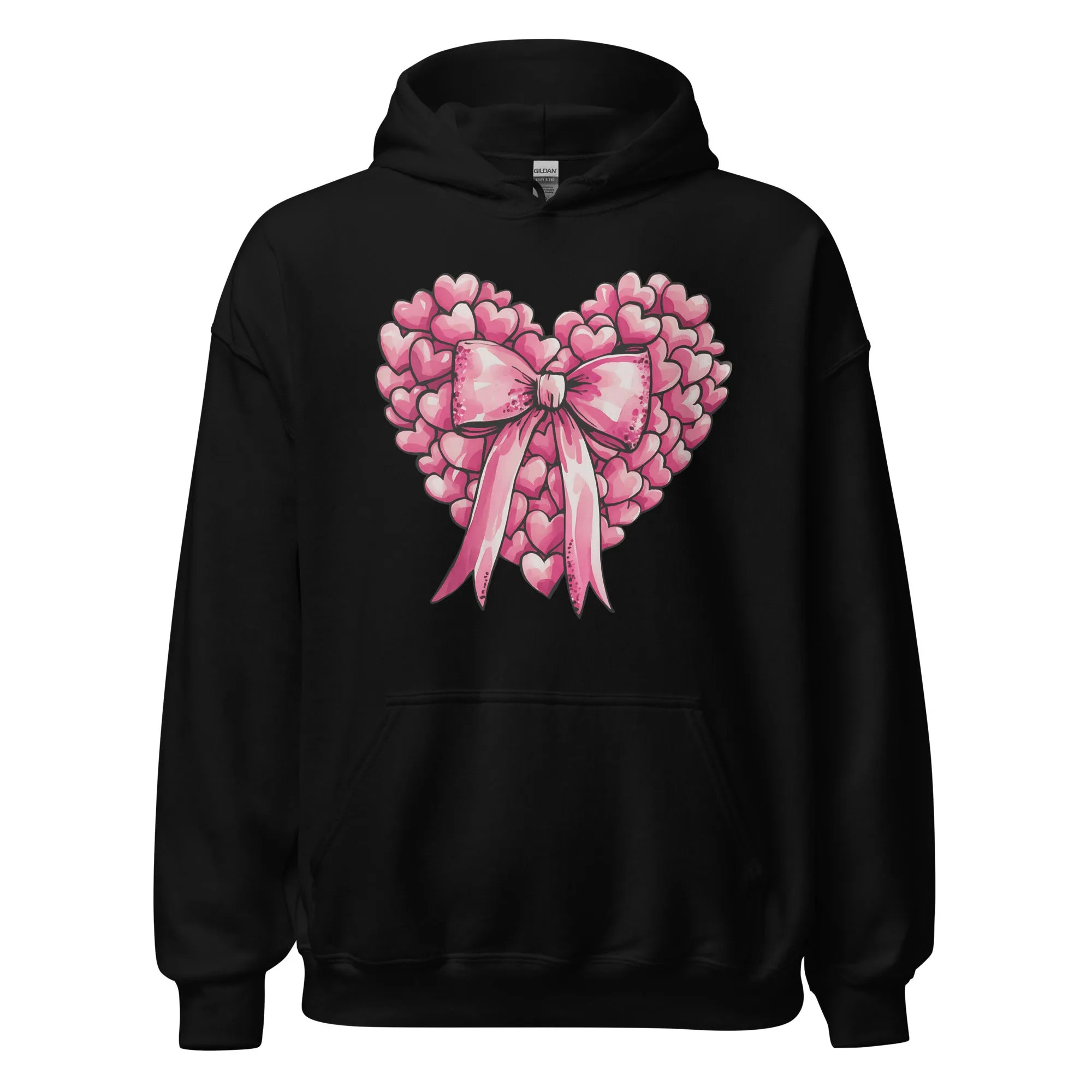 Pink Heart - Cozy Valentine’s Day Hoodie – Romantic Designs for 2025
