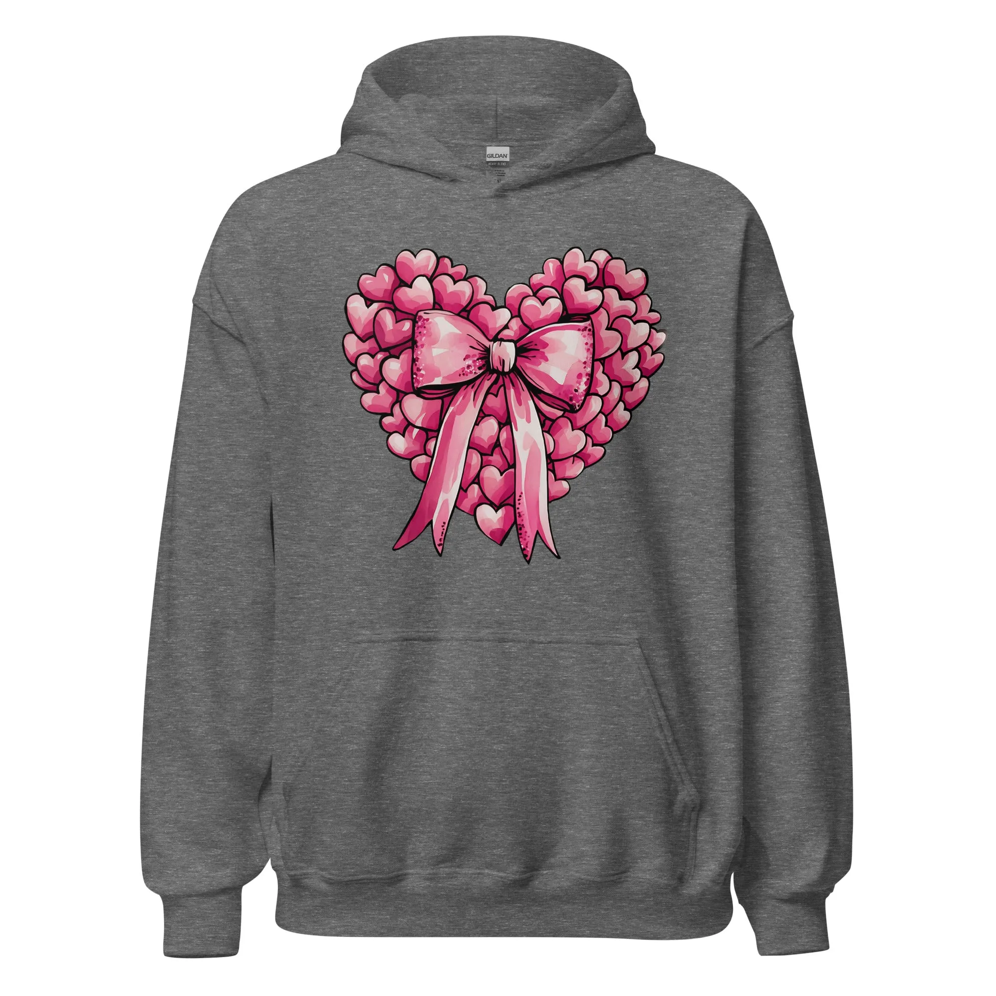 Pink Heart - Cozy Valentine’s Day Hoodie – Romantic Designs for 2025