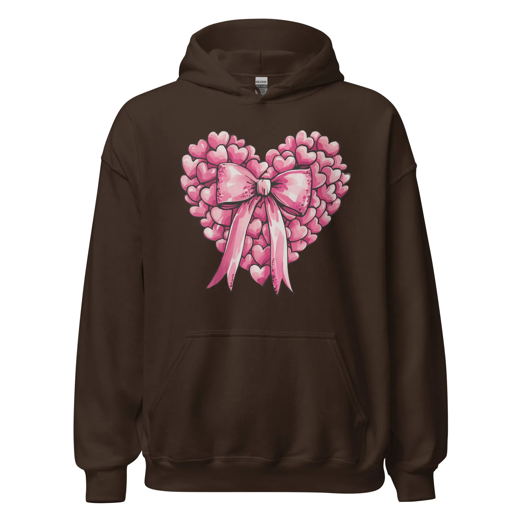 Pink Heart - Cozy Valentine’s Day Hoodie – Romantic Designs for 2025