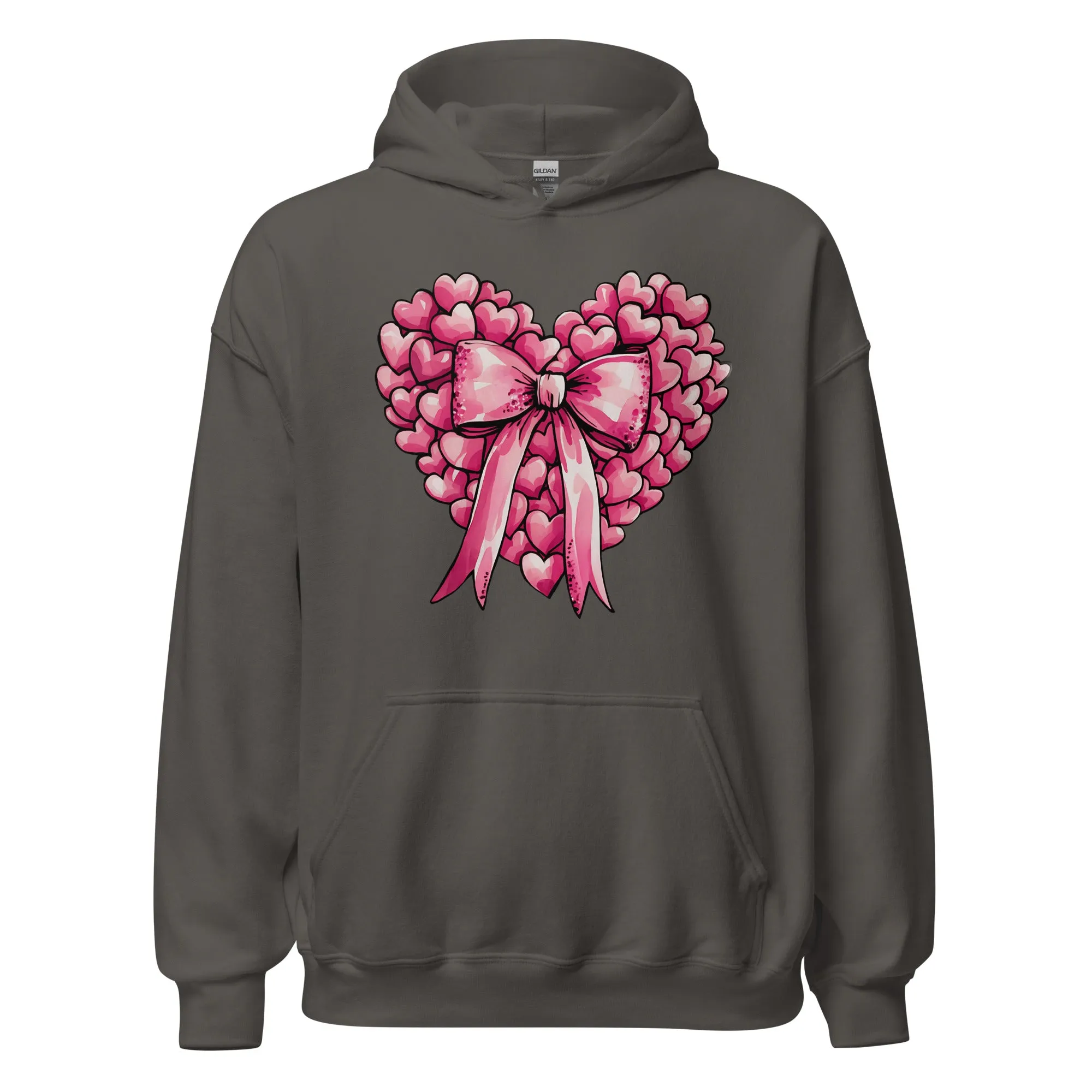 Pink Heart - Cozy Valentine’s Day Hoodie – Romantic Designs for 2025