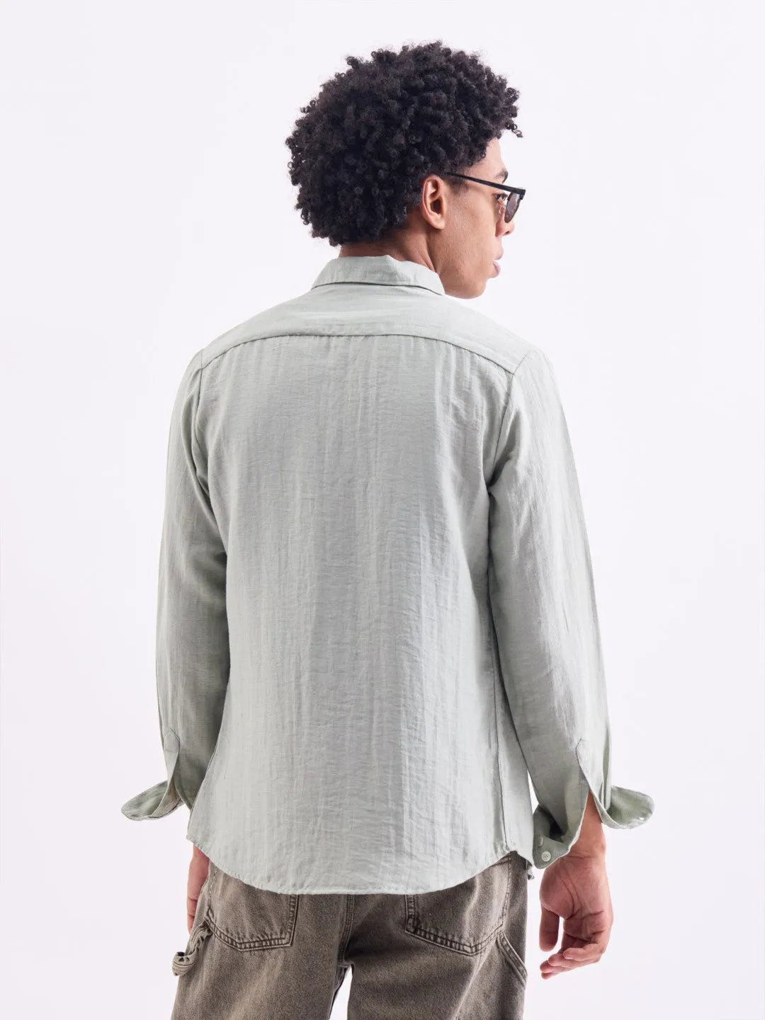 Pista Plain Full Sleeves Shirt