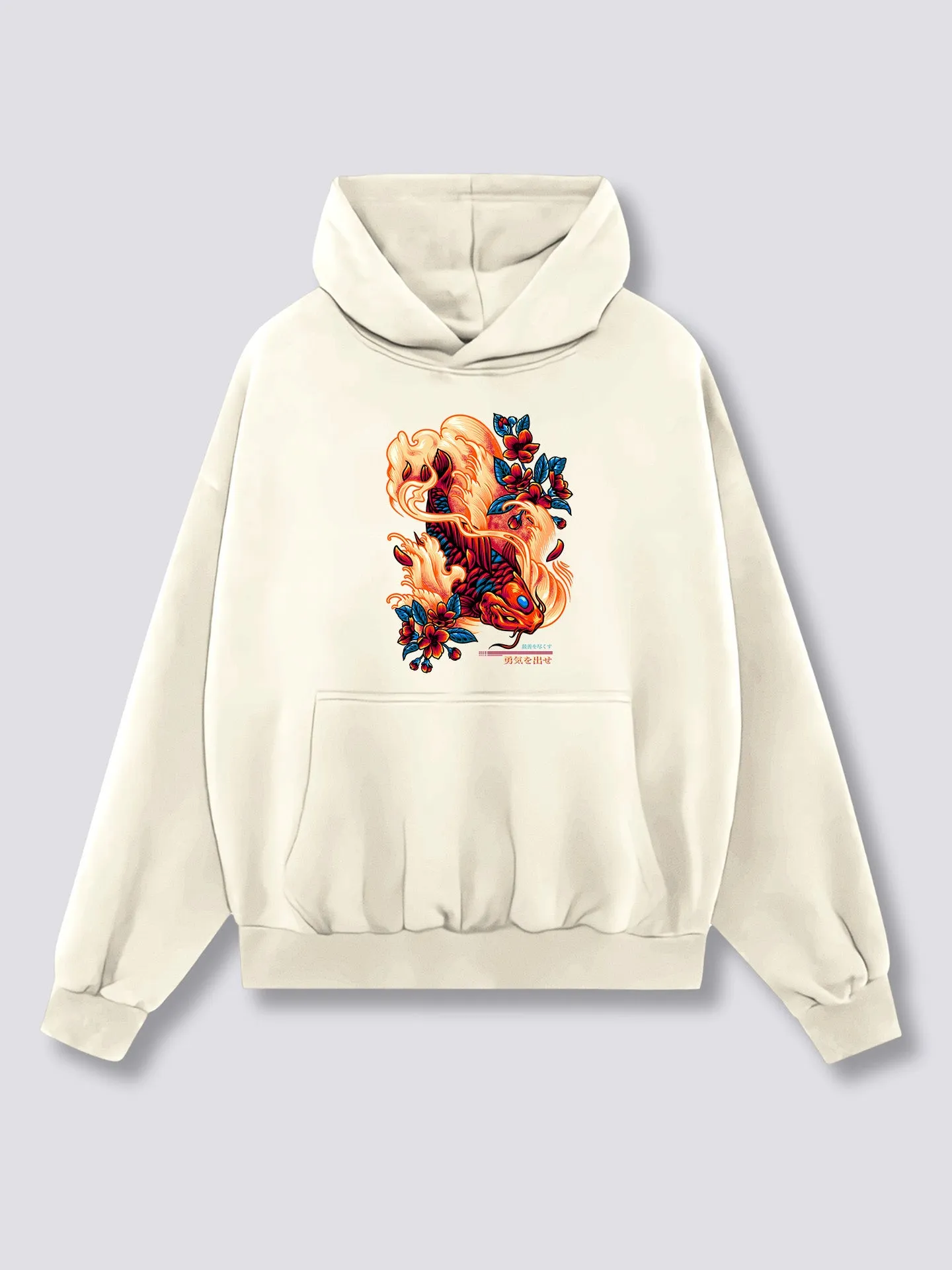 Red Koi Hoodie