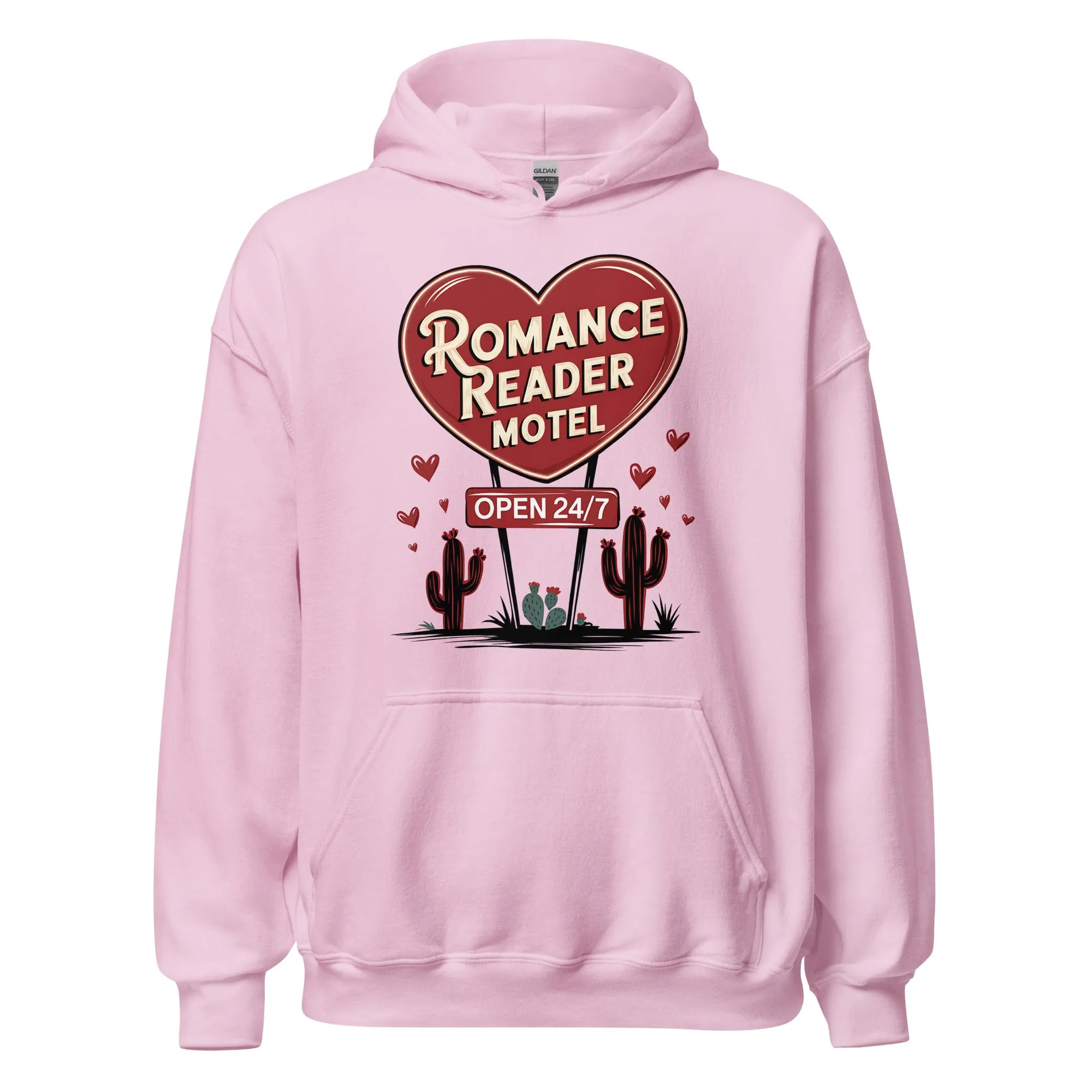 Romance Reader Motel - Valentine’s Day Hoodie - The Perfect Blend of Comfort and Style