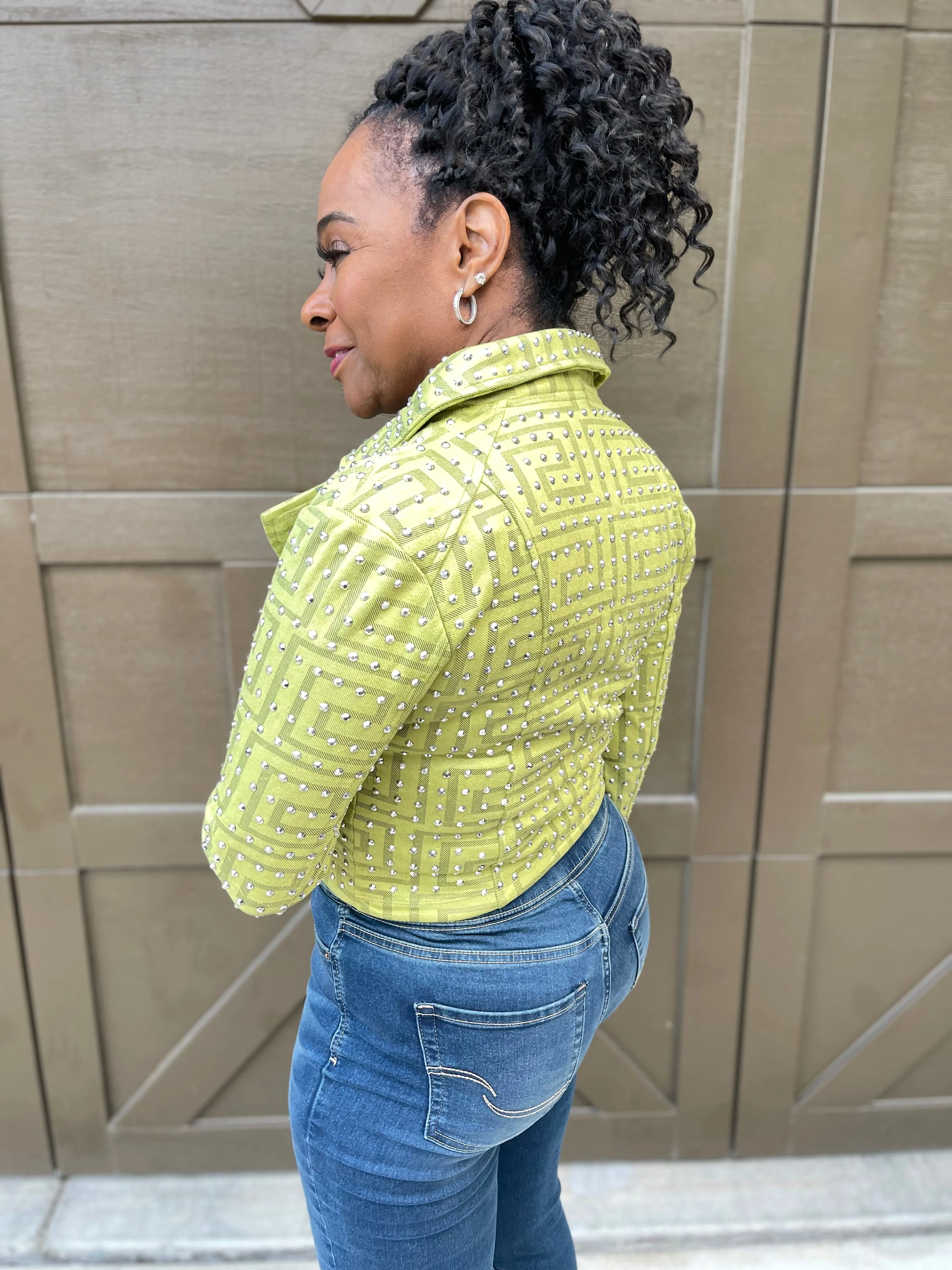 Shine On Rhinestone Jacket