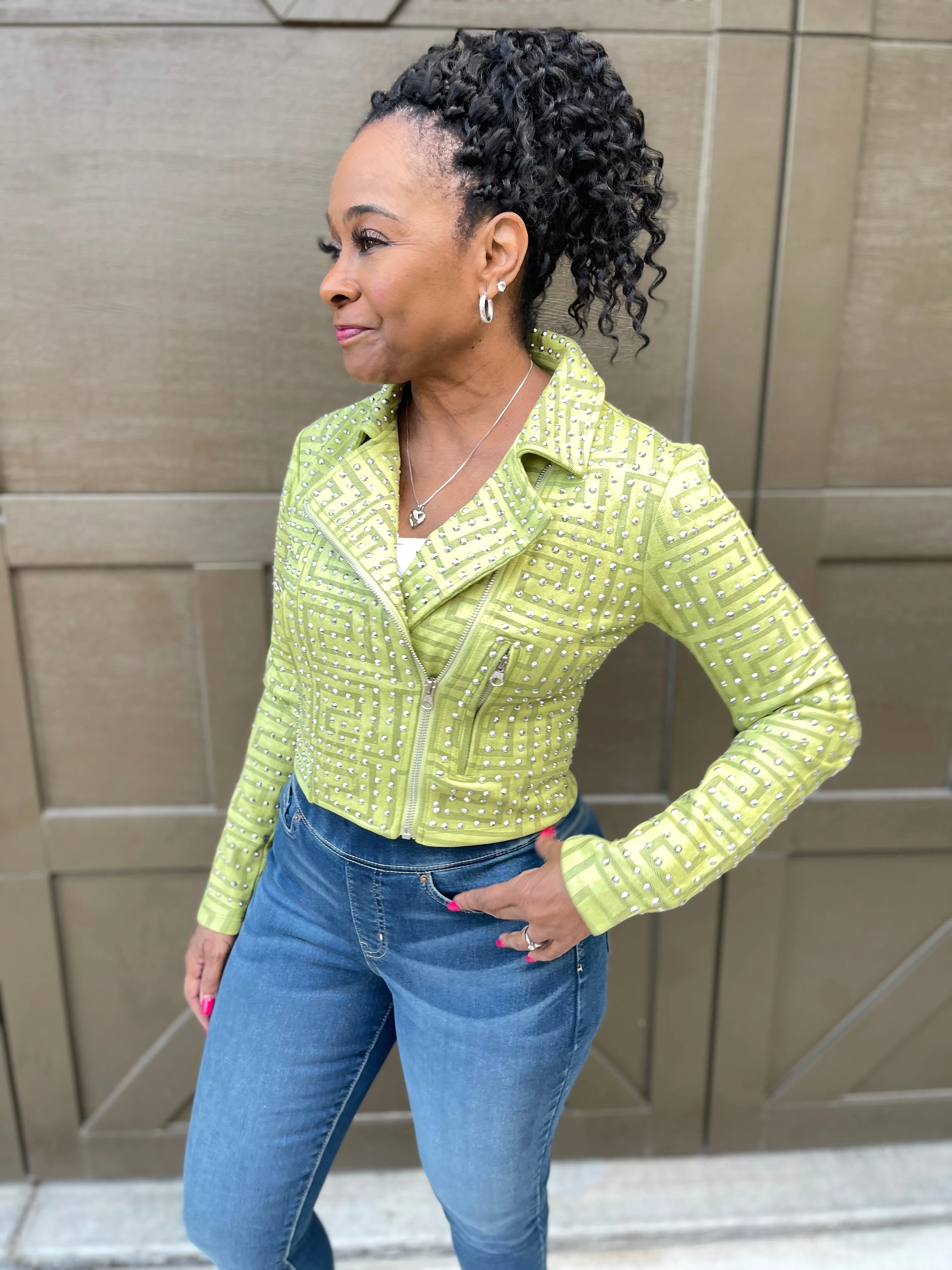 Shine On Rhinestone Jacket