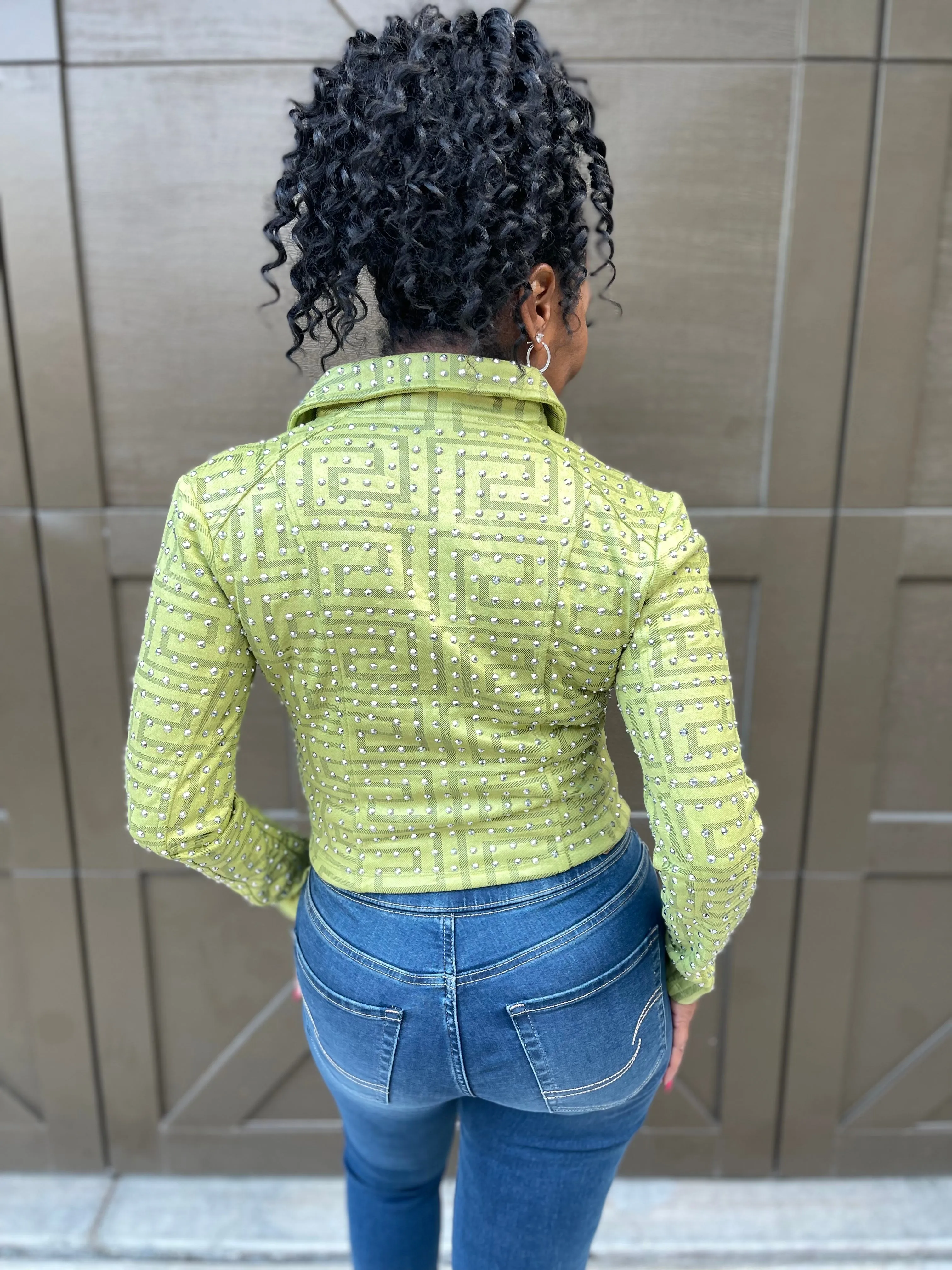 Shine On Rhinestone Jacket