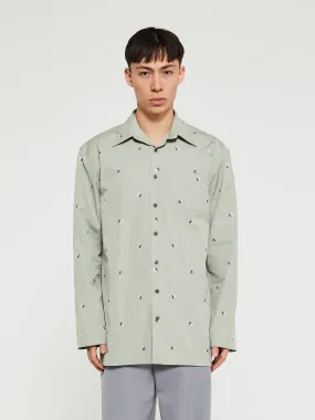 Shirt in Argile Flowers Popeline