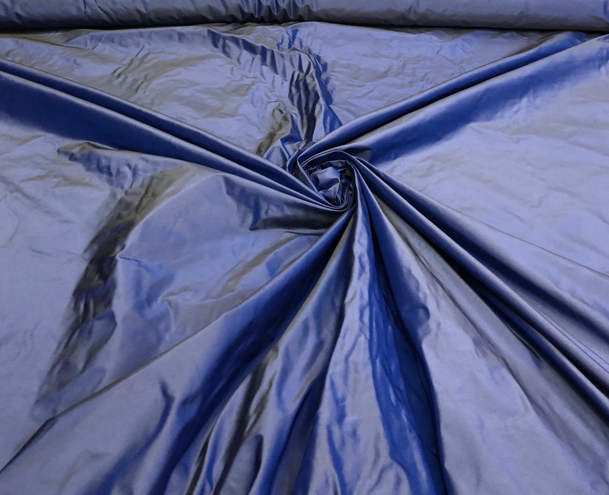 Silk taffeta 54&quot; wide   Beautiful ink blue color silk taffeta fabric sold by the yard