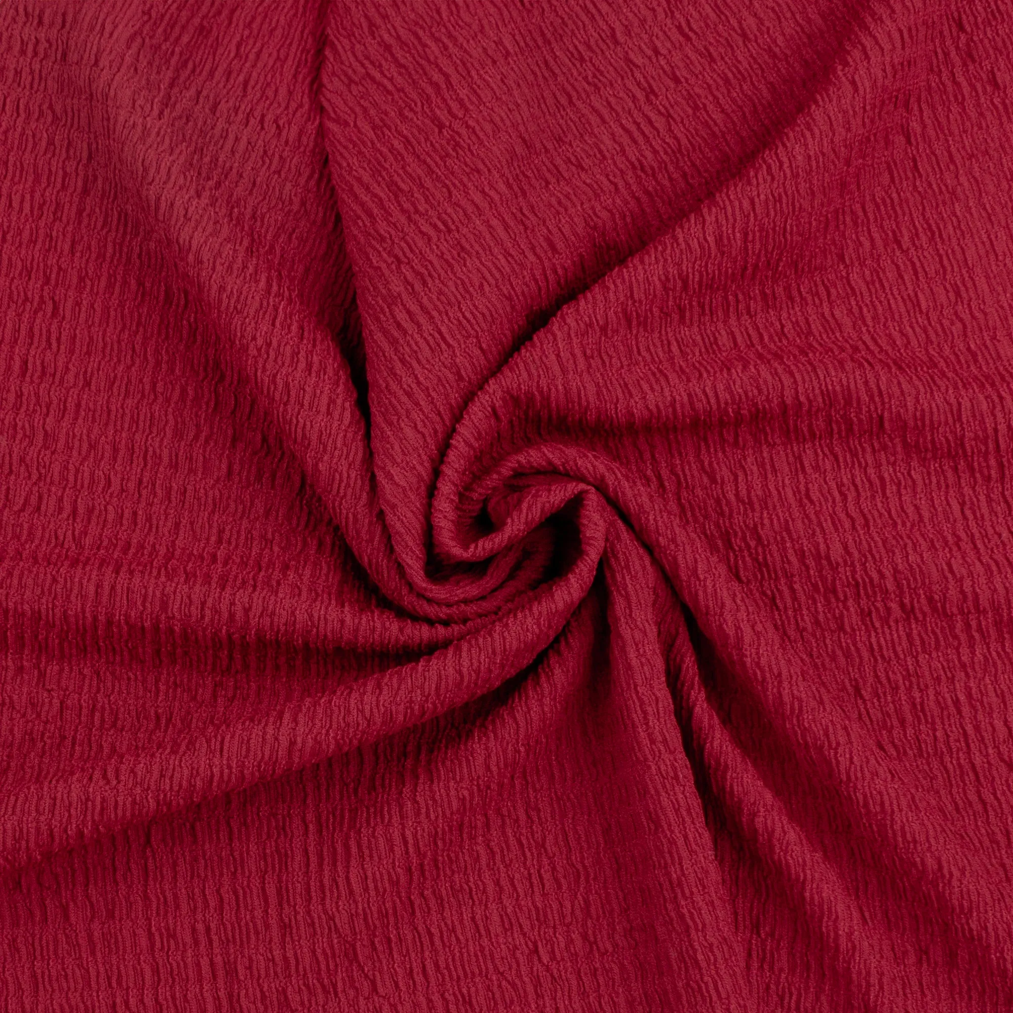 Solid Crinkled Knit - AIDA - 003 - Red