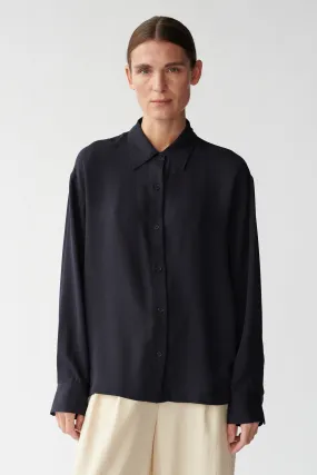 SOPHIE SHIRT - BLACK - SILK GEORGETTE
