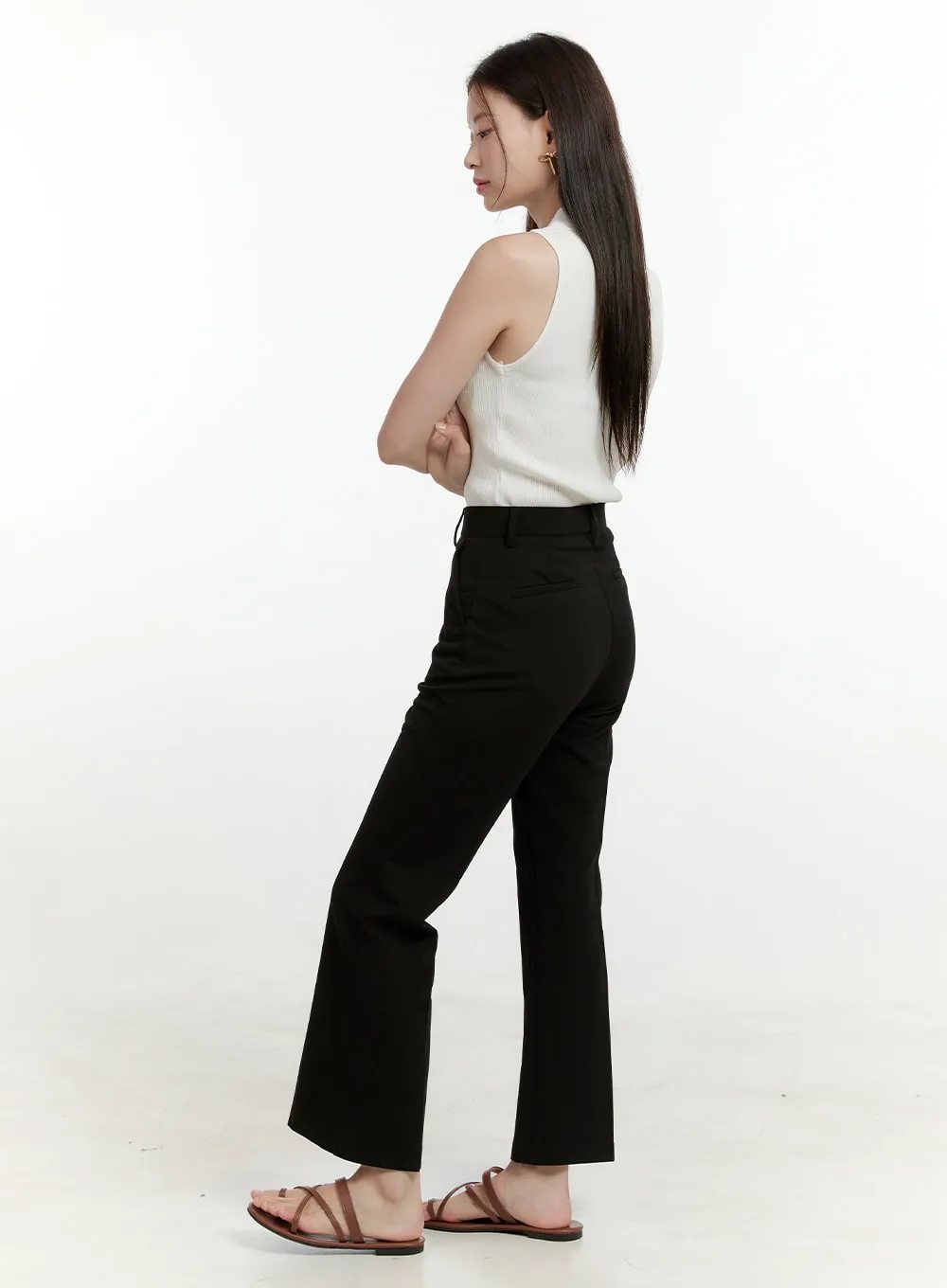 Summer Straight Tailored Pants OL423