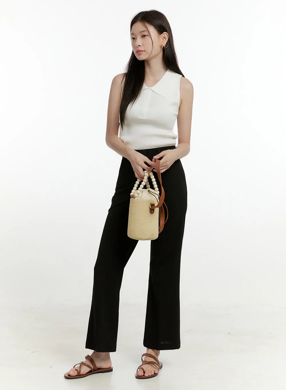 Summer Straight Tailored Pants OL423