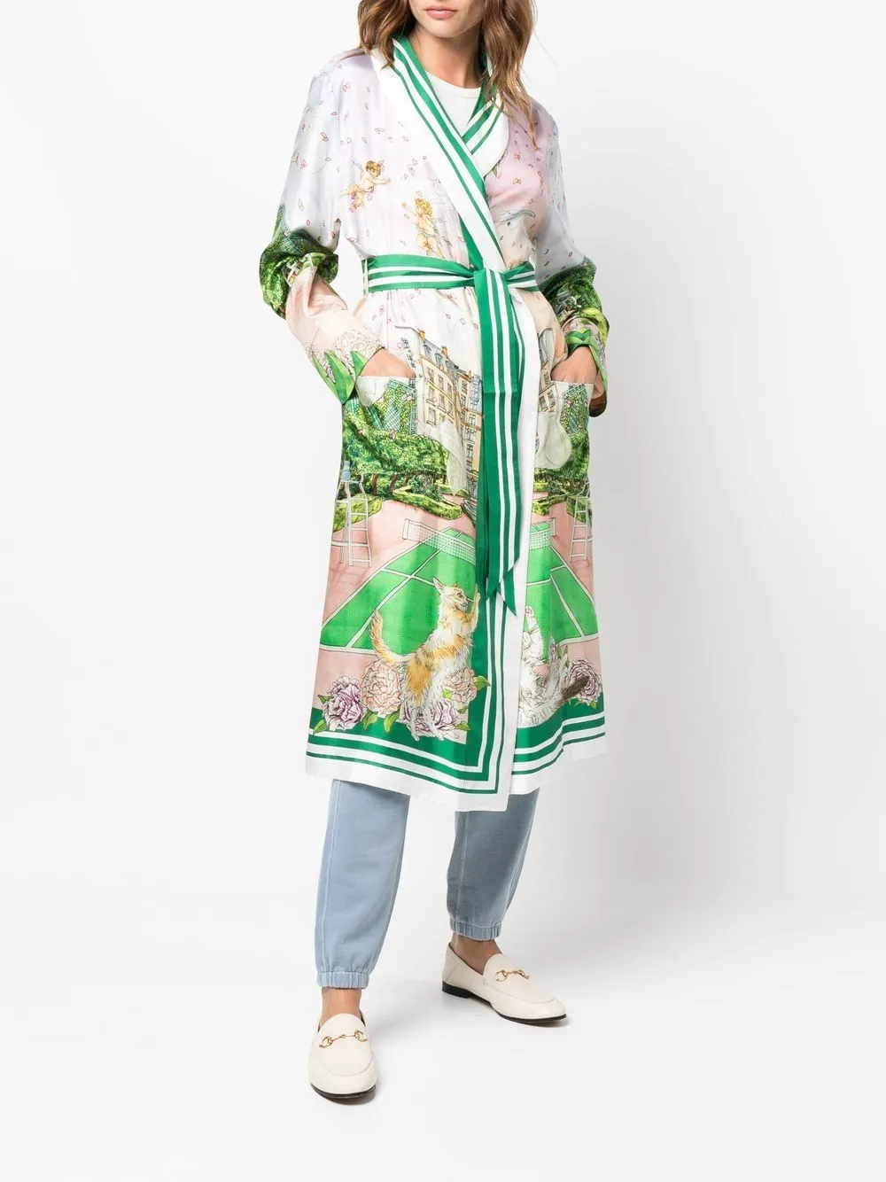 Tennis Club belted coat