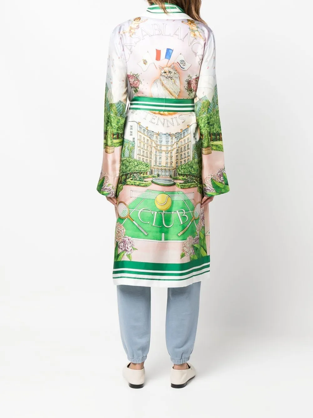 Tennis Club belted coat