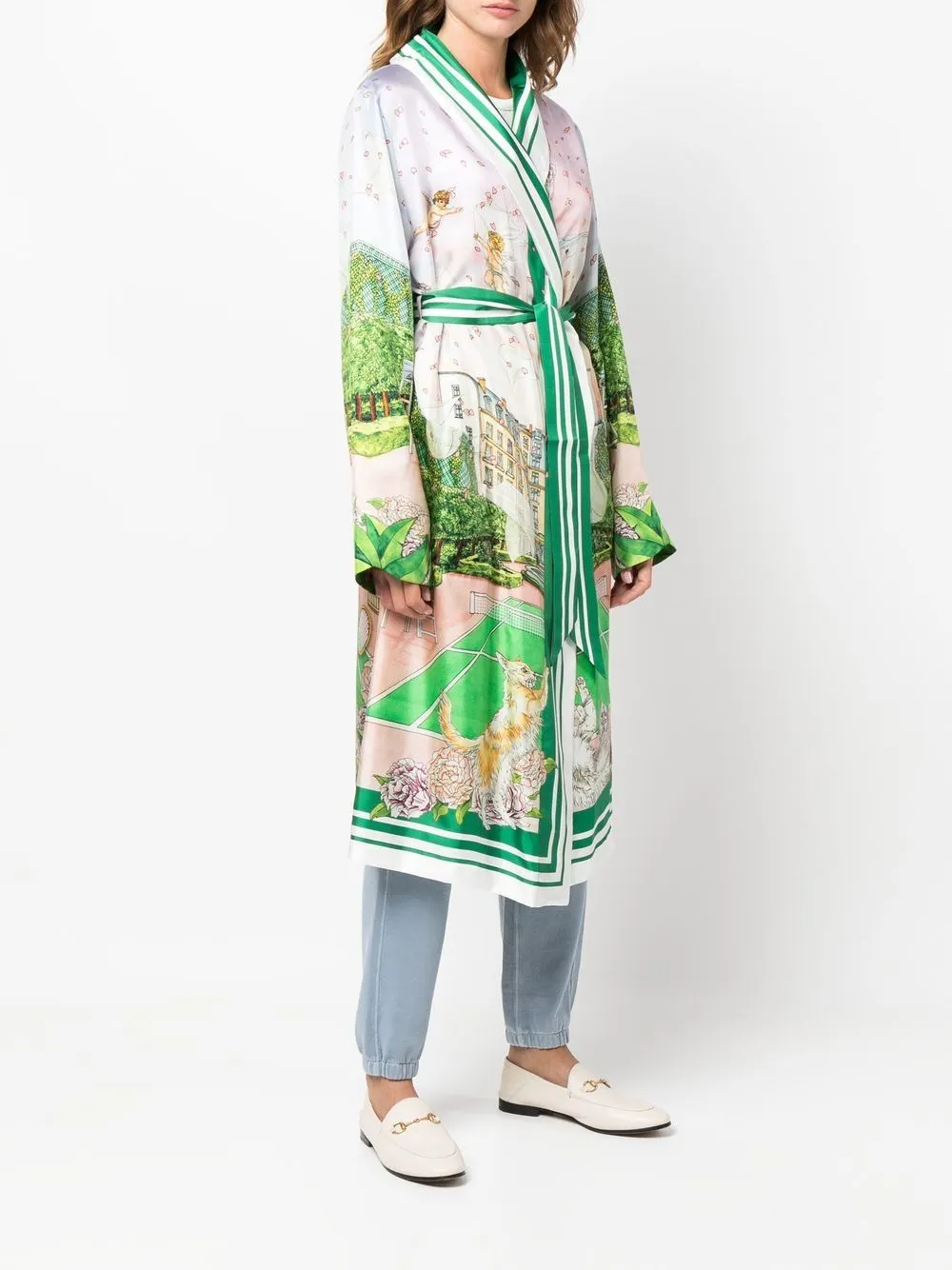 Tennis Club belted coat